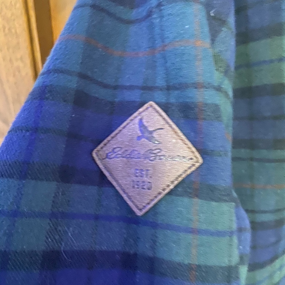 Men’s large classic fit Eddie Bauer fuzzy jacket - Picture 8 of 8